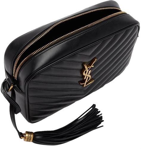 ysl black crossbody purse|ysl black crossbody with tassel.